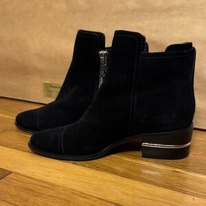 NWOT Paige Suede Black Ankle Boots Size 8.5